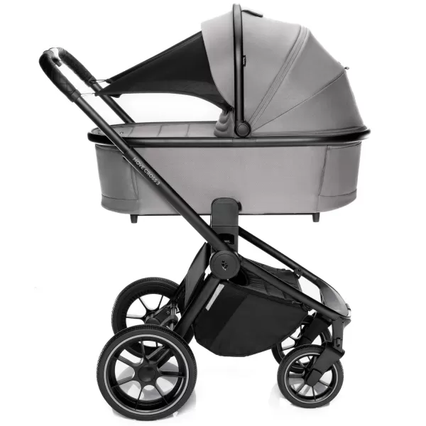 Zopa Set kočárek Move Cross 3 + hluboká korba  Move XL 3 + autosedačka XM boss grey+ báze