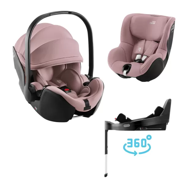 Römer Autosedačka set Baby-Safe Pro + Vario Base 5Z + autosedačka Dualfix 5z + letní potah ZDARMA