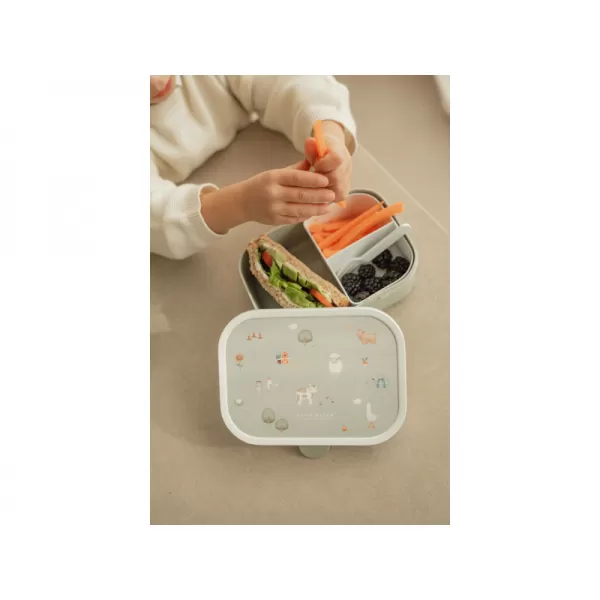 Little Dutch Svačinový set (láhev 400ml+box) Farma