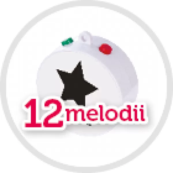 CANPOL BABIES Kontrastní plyšový kolotoč s melodiemi Sensory