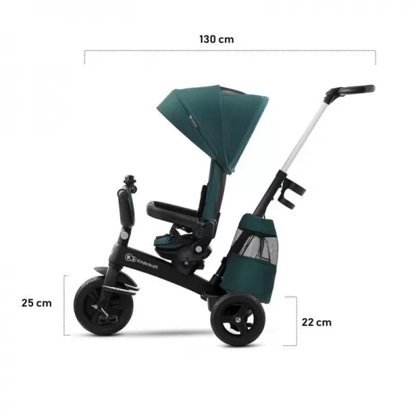 KINDERKRAFT SELECT Tříkolka Easytwist, Premium