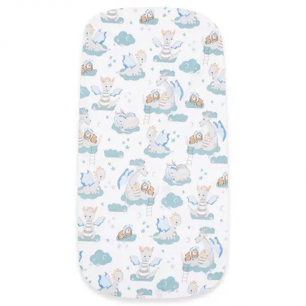New Baby Bavlněné prostěradlo do kočárku Dráček 35x75cm