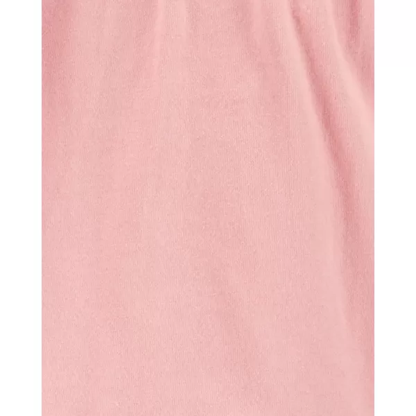 CARTER'S Set 2dílný body kr. rukáv, legíny Pink Embroidery holka 24m