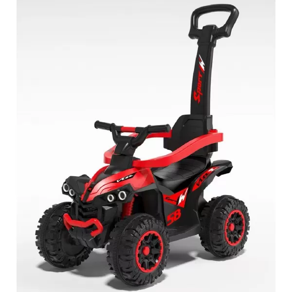 Baby Mix Dětské odrážedlo Mega Prime EVA s vodící tyčí žluté