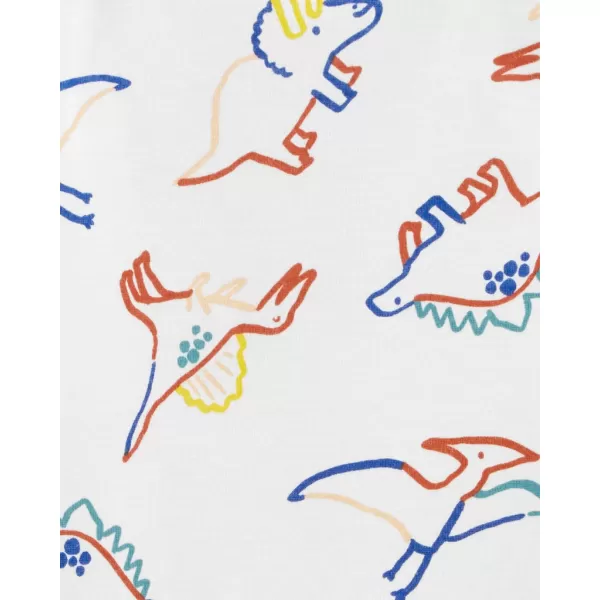 CARTER'S Body krátký rukáv Ivory Dino chlapec 3m