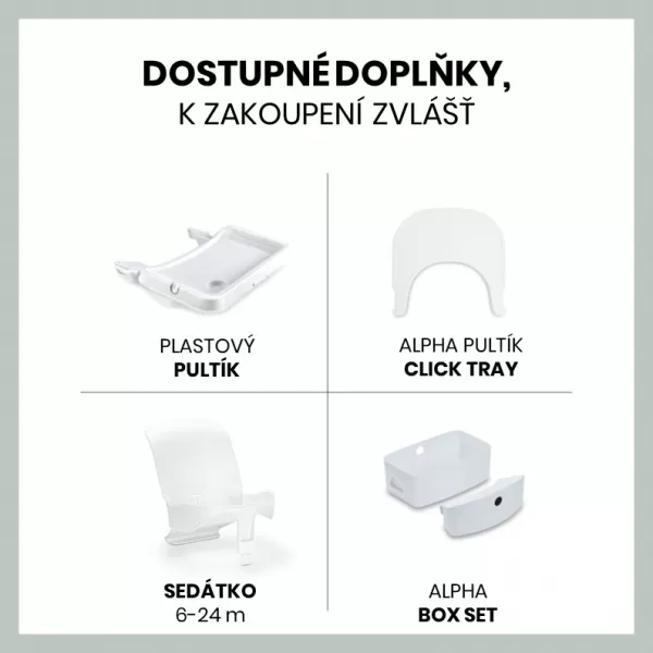 Hauck Beta+ B dřevěná židle