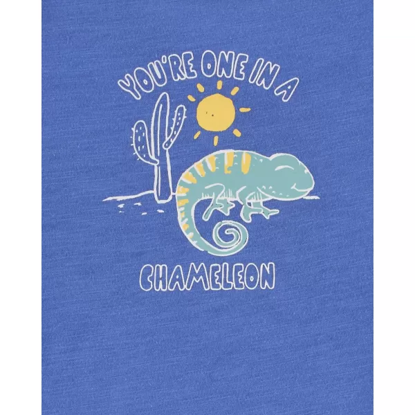 CARTER'S Body bez rukávů Blue Chameleon kluk 3m