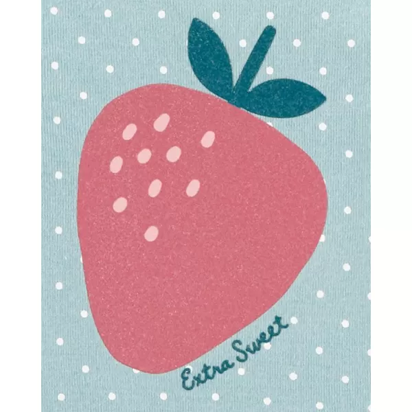 CARTER'S Body krátký rukáv Strawberry dívka LBB 5 ks NB/ vel. 56