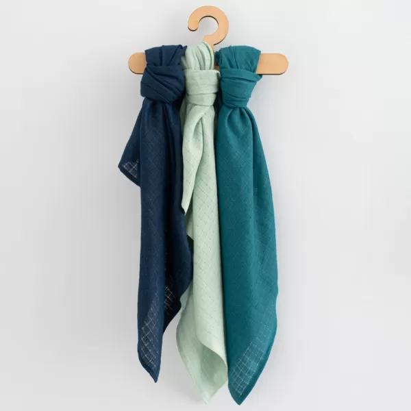 New Baby Bavlněné barevné pleny 70x80 cm 3 ks KLUK