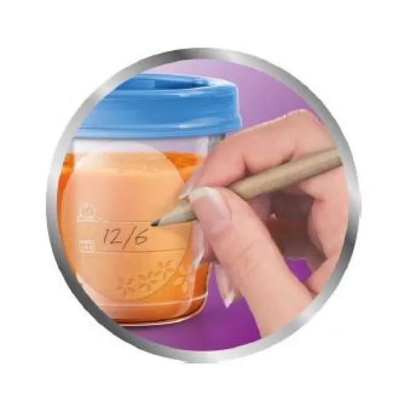 Philips AVENT VIA zásobníky na mateřské mléko, 10 ks