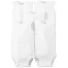 CARTER'S Body bez rukávů White neutral 5ks 12m/vel. 80