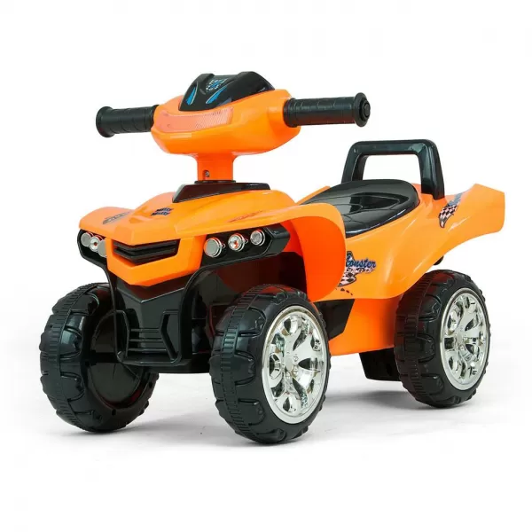Milly Mally Dětské odrážedlo se zvukem Čtyřkolka Monster Orange