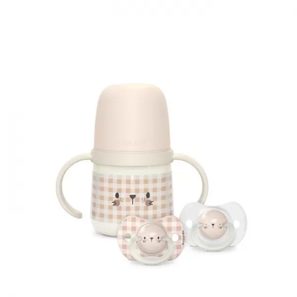 SUAVINEX Šidítko DEN&NOC fyziologické silikon 0-6 m - 2 ks