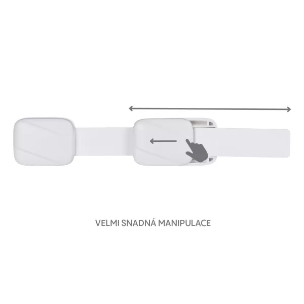 Zopa Zámek skříněk nastavitelný 1ks