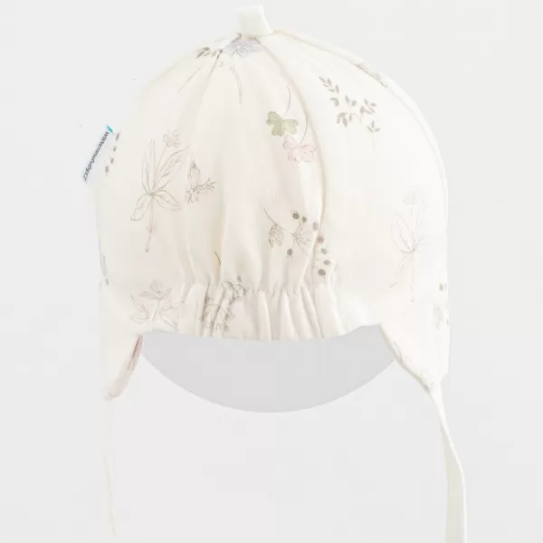 New Baby Dětská bavlněná čepička s kšiltem Zoe