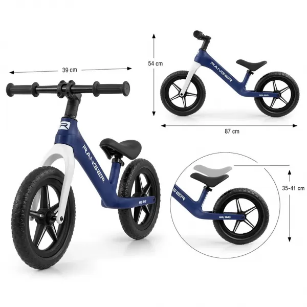 Milly Mally Dětské balanční kolo Ranger Flash Navy