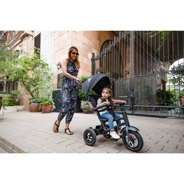 QPLAY Tříkolka Rito air gel (Rubber), věk 10-72 měsíců