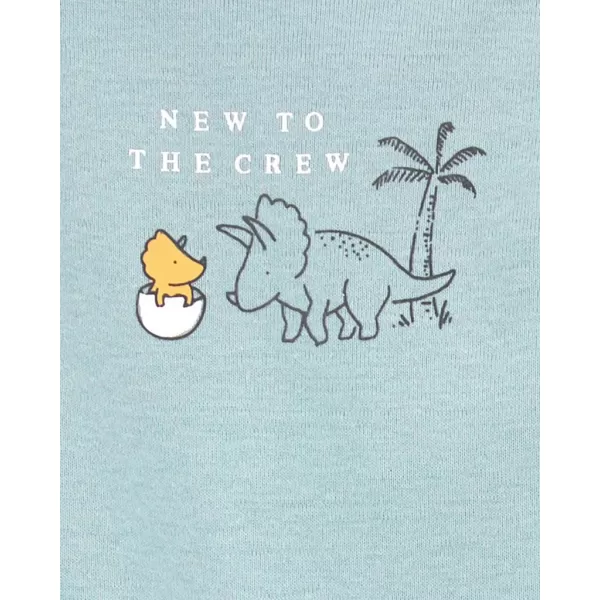 CARTER'S Body krátký rukáv Blue Dino chlapec LBB 5ks PRE