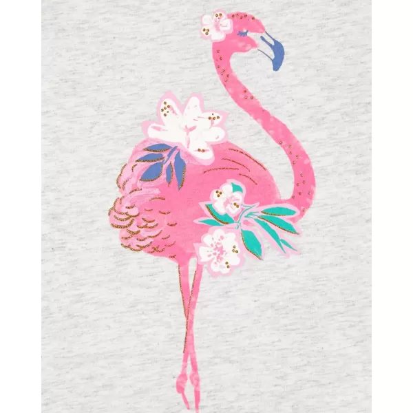 CARTER'S Triko na ramínka Pink Flamingo holka 12m
