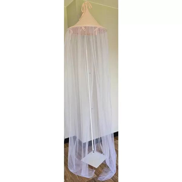 EKO Baldachýn nad postýlku mušelín + tyl 240x300 cm