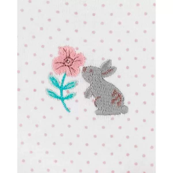 CARTER'S Body krátký rukáv Floral Pink dívka LBB 5 ks PRE/vel. 46