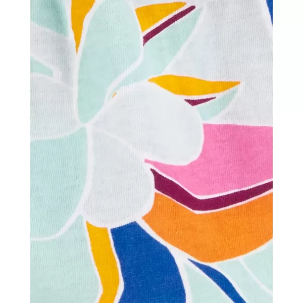 CARTER'S Set 3dílný body na ramínka, tílko, kalhotky Multi Floral holka 24m