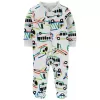 CARTER'S Overal na zip Sleep&Play Grey Vehicles kluk PRE/ vel. 46