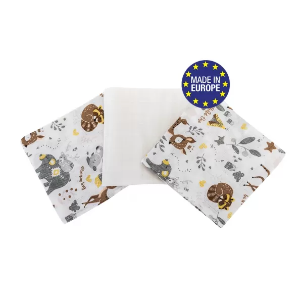 Bomimi Pleny bavlna Premium 140 g/m2 potisk, 80x70, 3ks