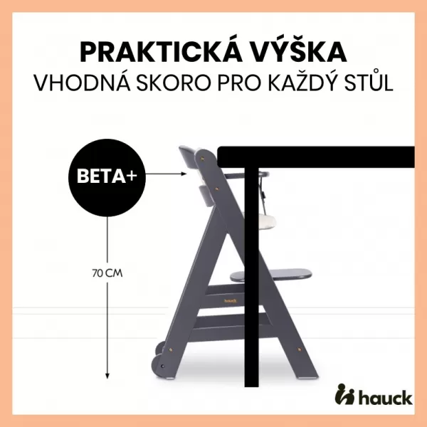 Hauck Beta+ B dřevěná židle
