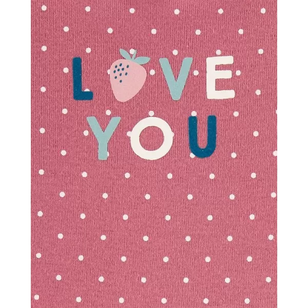 CARTER'S Body krátký rukáv Strawberry dívka LBB 5 ks NB/ vel. 56