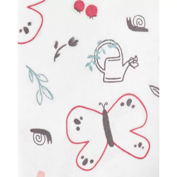 CARTER'S Body krátký rukáv Pinkblue dívka LBB 5ks PRE