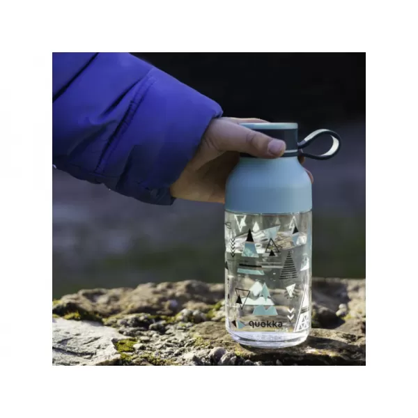 Quokka Plastová láhev Ice Kids s poutkem 430 ml