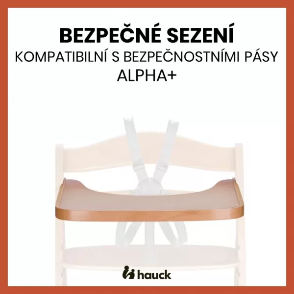 Hauck Pultík dřevěný k židličce Alpha+