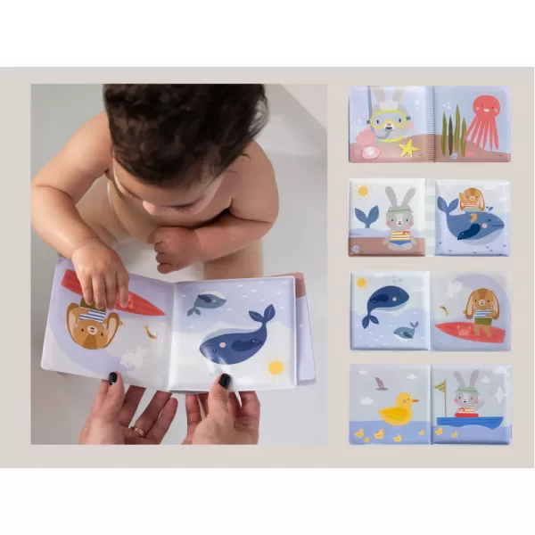 Taf Toys Sada hraček do koupele s osuškou