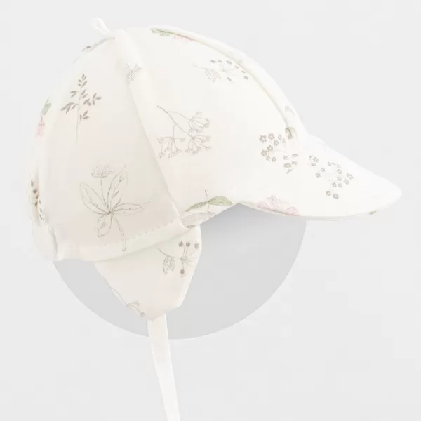 New Baby Dětská bavlněná čepička s kšiltem Zoe