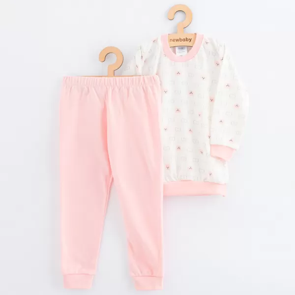 New Baby Dětské bavlněné pyžamko pink bear