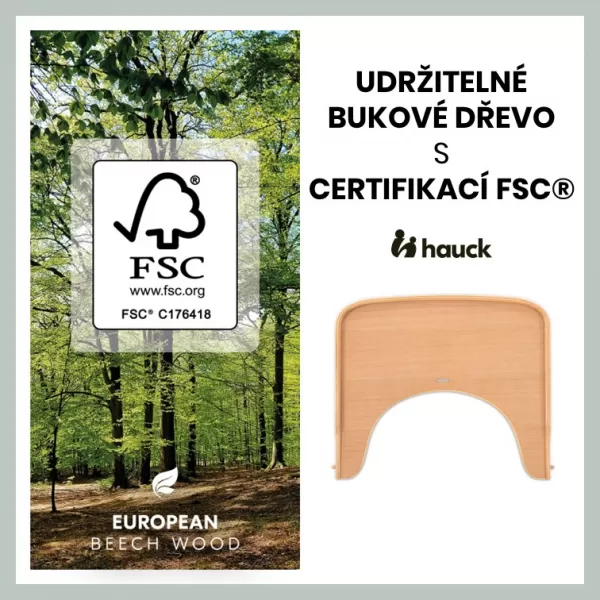 Hauck Pultík dřevěný k židličce Alpha+