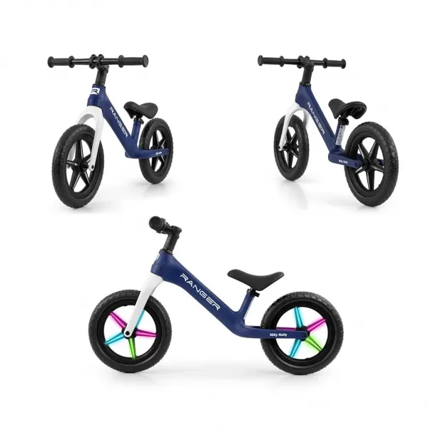 Milly Mally Dětské balanční kolo Ranger Flash Navy