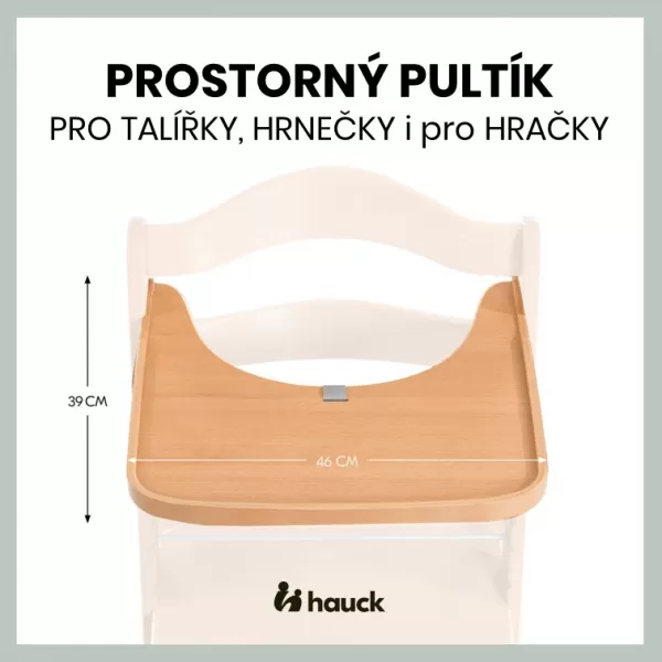 Hauck Pultík dřevěný k židličce Alpha+
