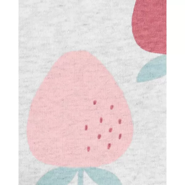 CARTER'S Body krátký rukáv Strawberry dívka LBB 5 ks NB/ vel. 56