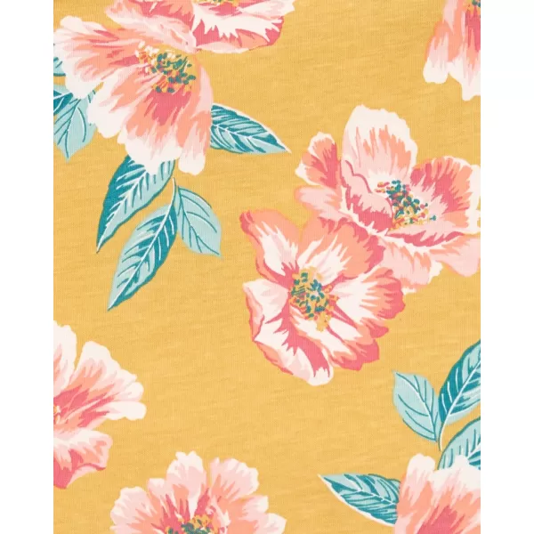 CARTER'S Body na ramínka Pink Flowers holka 18m