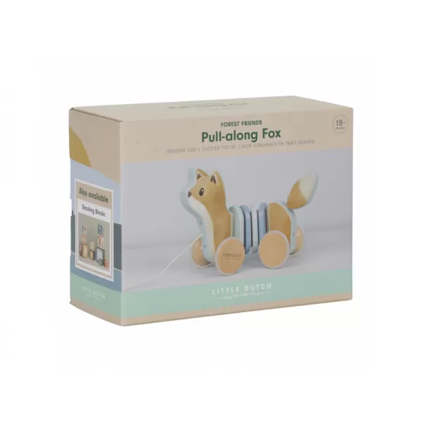 Little Dutch Tahací liška dřevěná Forest Friends