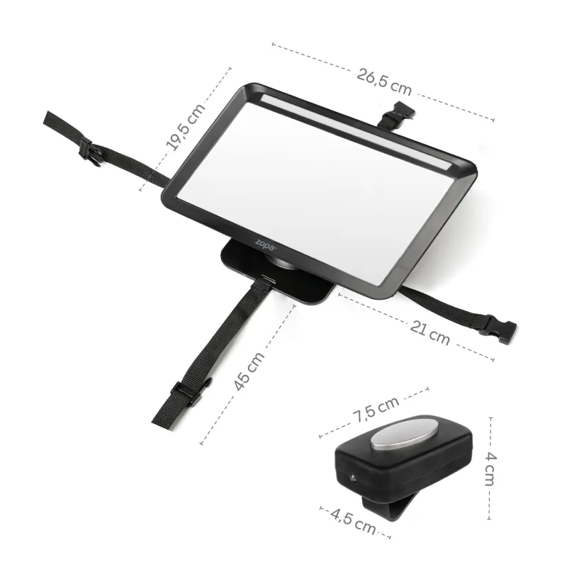 Zopa Zrcátko s LED osvětlením DELUXE