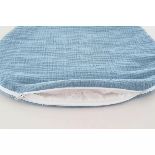 TRÄUMELAND Vnější spací pytel Liebmich Musselin Hellblau 62/68