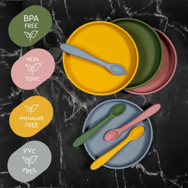 Zopa Silikonový talířek, Dove Grey