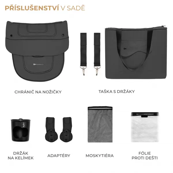 KINDERKRAFT SELECT Kočárek kombinovaný Yoxi 3v1