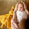 PETITE&MARS Mazlíček bambusový mušelinový Hugo Intense Ochre 0m+