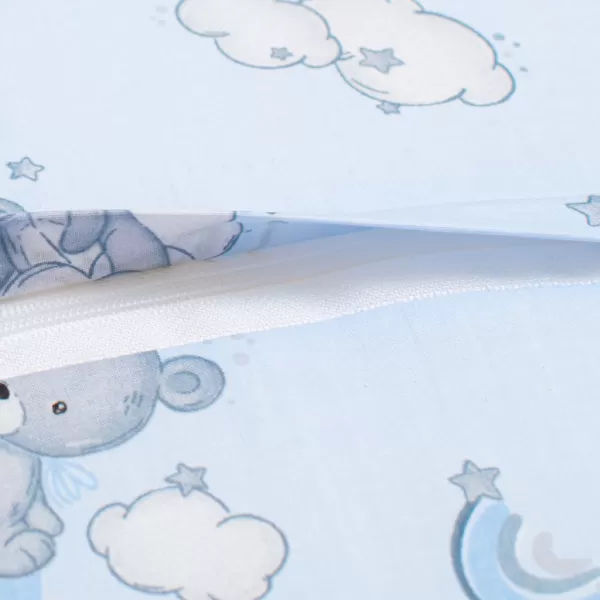 New Baby Podsedák pro děti BASIC bear blue