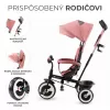 KINDERKRAFT Tříkolka Aston Rose pink