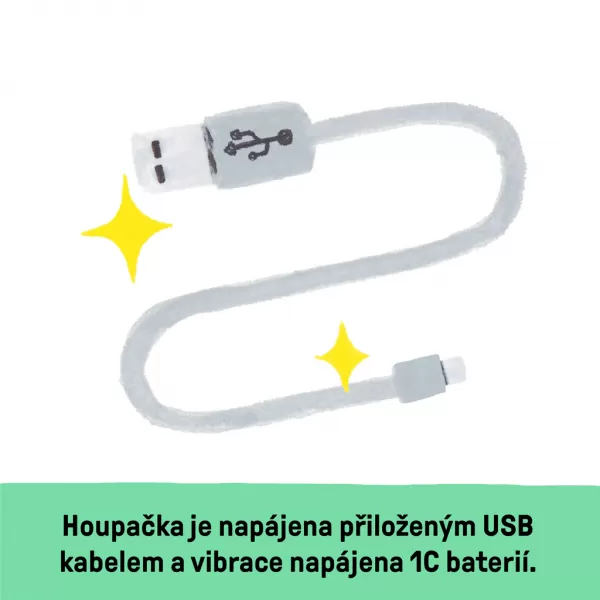 INGENUITY Houpačka vibrující s melodií Cassidy 0+m, do 9 kg